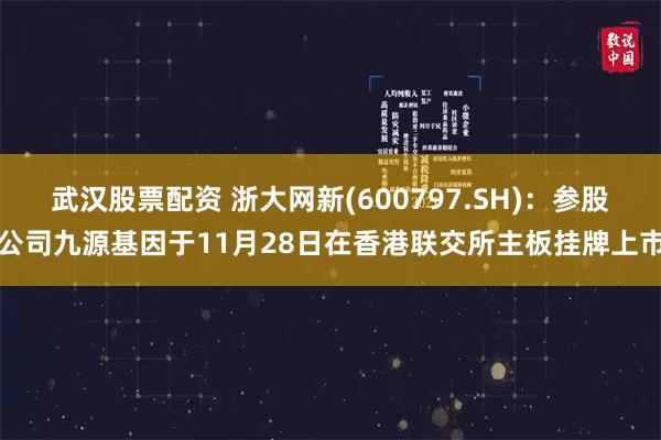 武汉股票配资 浙大网新(600797.SH)：参股公司九源基因于11月28日在香港联交所主板挂牌上市