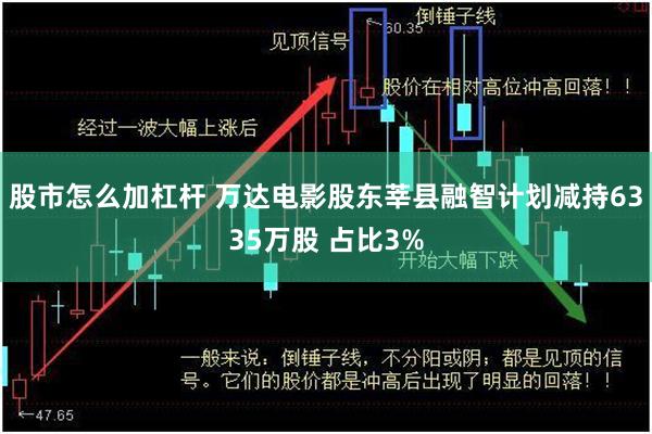 股市怎么加杠杆 万达电影股东莘县融智计划减持6335万股 占比3%