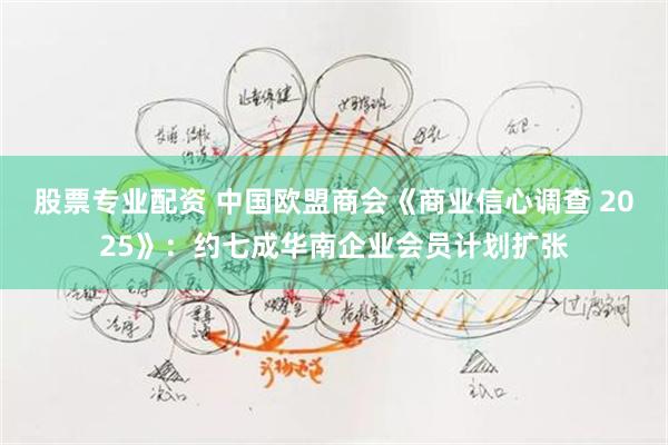 股票专业配资 中国欧盟商会《商业信心调查 2025》：约七成华南企业会员计划扩张